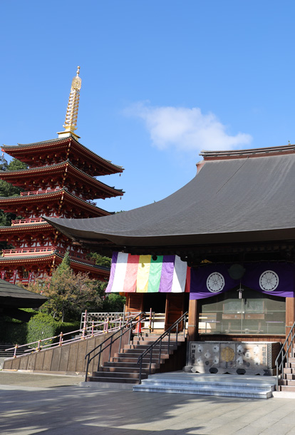 関東三大不動、真言宗智山派別格本山「高幡不動尊金剛寺」。新選組土方歳三の菩提寺。